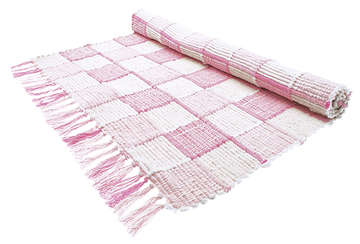 Check rug pink - Walton & Co 