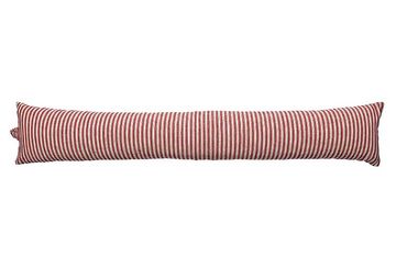 County ticking draught excluder dorset red - Walton & Co 