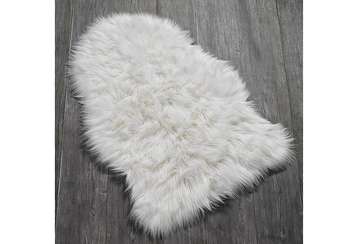 Faux fur shaped rug - Walton & Co 