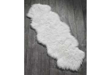 Faux fur shaped rug large - Walton & Co 