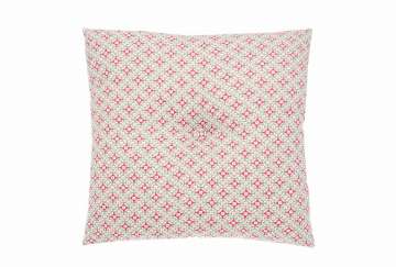 Geometric filled cushion coral - Walton & Co 