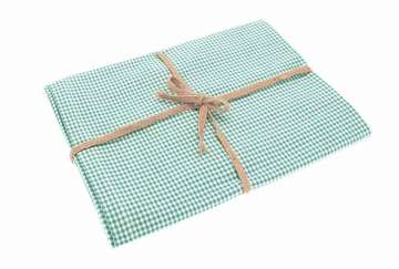 Mini gingham tablecloth ocean (130x230cm) - Walton & Co 