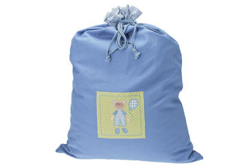 Nursery ollie laundry bag blue - Walton & Co 