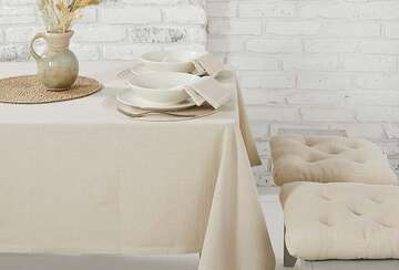 Primavera tablecloth linen (130x180cm) - Walton & Co 