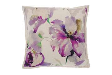 Floral cushion purple - Walton & Co 