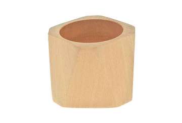 Wooden octagonal napkin ring (set of 4) - Walton & Co 