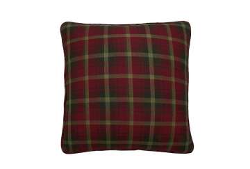 Woodland tartan cushion - Walton & Co 