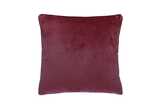 Cashmere touch fleece cushion mulberry