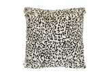 Black leopard cushion