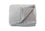 Cosy sherpa throw opal with grey