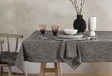 Chambray tablecloth iron grey (130x180cm)