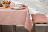 Chambray tablecloth terracotta blush (130x180cm)