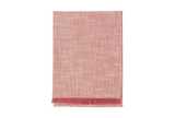 Chambray hand towel terracotta blush