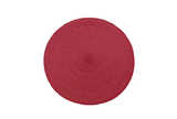 Circular ribbed placemat red
