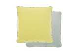 Lemon grass reversible cushion