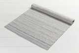 Diamond weave stripe rug grey
