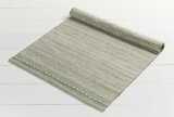 Diamond weave stripe rug large sage