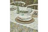 Pastel floral tablecloth (130x230cm)