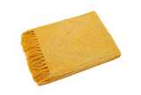 Recycled cotton throw ochre