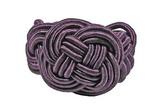 Twisted knot napkin ring violet (set of 4)
