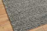 Wool rich rug medium steel
