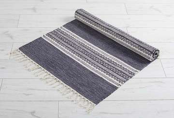 Austell rug large slate blue - Walton & Co 