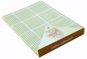 Auberge tablecloth french green (130x130cm) - Walton & Co 