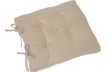 Auberge seat pad biscuit/ties - Walton & Co 