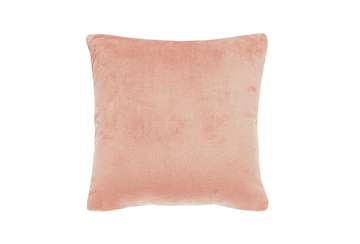 Cashmere touch fleece cushion blush pink - Walton & Co 
