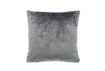 Cashmere touch fleece cushion charcoal - Walton & Co 