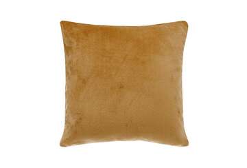 Cashmere touch fleece cushion honey - Walton & Co 