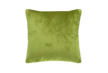 Cashmere touch fleece cushion lime - Walton & Co 