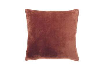 Cashmere touch fleece cushion nutmeg - Walton & Co 