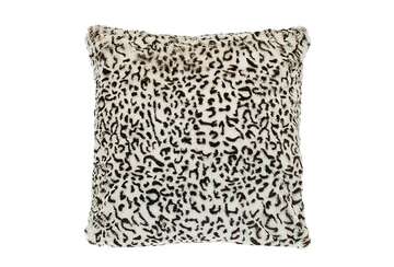 Black leopard cushion - Walton & Co 
