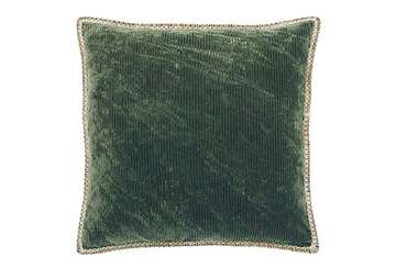 Velvet corduroy cushion spruce - Walton & Co 