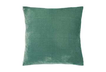 Velvet lustre cushion moss - Walton & Co 