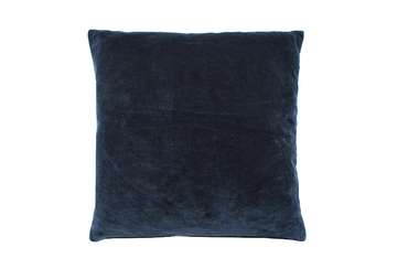 Velvet large cushion indigo - Walton & Co 
