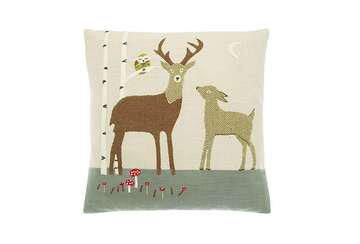 Woodland stag cushion - Walton & Co 