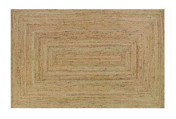 Braided rectangular jute rug - Walton & Co 