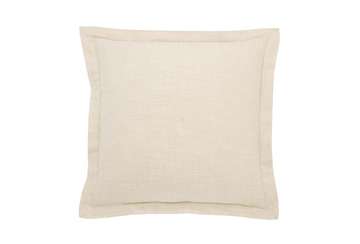 Chambray wide flange cushion french limestone - Walton & Co 