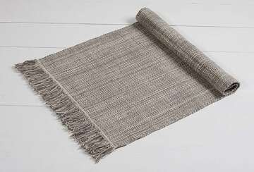 Chambray rug large grey - Walton & Co 