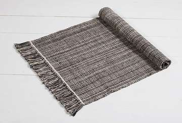 Chambray rug large steel - Walton & Co 