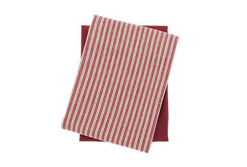 County ticking tea towel dorset red (set of 2) - Walton & Co 
