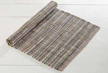 Chindi rug natural blue - Walton & Co 