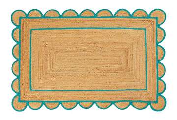 Elsie rug extra large turquoise - Walton & Co 
