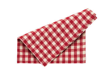 Gingham napkin red (set of 4) - Walton & Co 