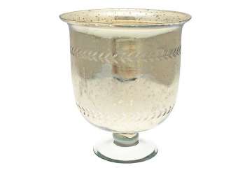 Glass hurricane vase extra large - Walton & Co 