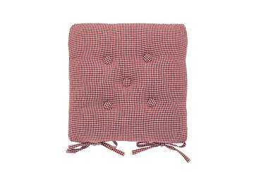 Mini gingham seat pad with ties red - Walton & Co 