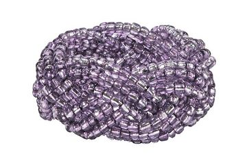 Glass plait napkin ring lilac (set of 4) - Walton & Co 