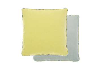 Lemon grass reversible cushion - Walton & Co 